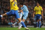MANCHESTER, ENGLAND - SEPTEMBER 21: Owen Hargreaves of Manchester City scores to make it 1-0 during the Carling Cup Third Round match between Manchester City and Birmingham City at the Etihad Stadium on September 21, 2011 in Manchester, England.  (Photo by Michael Regan/Getty Images)