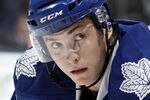 TORONTO, CANADA - FEBRUARY 26: Tyler Bozak #42 of the Toronto Maple Leafs prepares for a faceoff during the game against the Pittsburgh Penguins at the Air Canada Centre February 26, 2011 in Toronto, Ontario, Canada. (Photo by Abelimages/Getty Images)