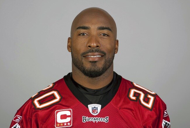 TAMPA, FL - CIRCA 2011: In this handout image provided by the NFL, Ronde Barber of the Tampa Bay Buccaneers poses for his NFL headshot circa 2011 in Tampa, Florida. (Photo by NFL via Getty Images)