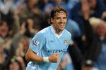 MANCHESTER, ENGLAND - SEPTEMBER 21:  Owen Hargreaves of Manchester City celebrates scoring to make it 1-0 during the Carling Cup Third Round match between Manchester City and Birmingham City at the Etihad Stadium on September 21, 2011 in Manchester, England.  (Photo by Michael Regan/Getty Images)
