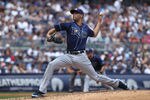 NEW YORK, NY - JULY 09:  David Price #14 of the Tampa Rays against the New York Yankees at Yankee Stadium on July 9, 2011 in the Bronx borough of New York City.  (Photo by Nick Laham/Getty Images)