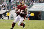 PHILADELPHIA - OCTOBER 03:  Clinton Portis #26 of the Washington Redskins runs the ball against the Philadelphia Eagles on October 3, 2010 at Lincoln Financial Field in Philadelphia, Pennsylvania.  (Photo by Jim McIsaac/Getty Images)