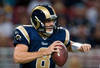 ST. LOUIS, MO - SEPTEMBER 25: Sam Bradford #8 of the St. Louis Rams looks down field against the Baltimore Ravens at the Edward Jones Dome on September 25, 2011 in St. Louis, Missouri. (Photo by Jeff Curry/Getty Images)