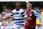 LONDON, ENGLAND - SEPTEMBER 25:  Shaun Wright-Phillips of QPR gets past Barry Bannan of Aston Villa during the Barclays Premier League match between Queens Park Rangers and Aston Villa at Loftus Road on September 25, 2011 in London, England.  (Photo by Dean Mouhtaropoulos/Getty Images)