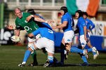 ROME - FEBRUARY 05:  Paul O'Connell of Ireland (L) in action during the RBS 6 Nations Championship match between Italy and Ireland at Stadio Flaminio on February 5, 2011 in Rome, Italy.  (Photo by Scott Heavey/Getty Images)