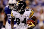 INDIANAPOLIS, IN - SEPTEMBER 25: Antonio Brown #84 of the Pittsburgh Steelers returns a punt against the Indianapolis Colts at Lucas Oil Stadium on September 25, 2011 in Indianapolis, Indiana.  (Photo by Matthew Stockman/Getty Images)