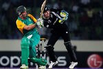 DHAKA, BANGLADESH - MARCH 25: AB de Villiers of South Africa bats during the 2011 ICC World Cup Quarter-Final match between New Zealand and South Africa at Shere-e-Bangla National Stadium on March 25, 2011 in Dhaka, Bangladesh.  (Photo by Daniel Berehulak/Getty Images)