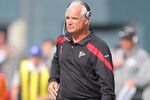 SEATTLE - OCTOBER 02:  Head coach Mike Smith of the Atlanta Falcons looks on during the game against the Seattle Seahawks at CenturyLink Field on October 2, 2011 in Seattle, Washington. (Photo by Otto Greule Jr/Getty Images)