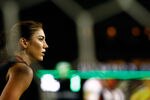 PORTLAND, OR - SEPTEMBER 22:  Goal Keeper Hope Solo #1 of the United States warms up against Canada during the final match of the Celebration Series on September 22, 2011 at Jeld-Wen Field in Portland, Oregon.  (Photo by Jonathan Ferrey/Getty Images)
