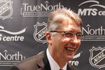 MINNEAPOLIS, MN - JUNE 24:  Claude Noel is introduced as the new head coach for the unnamed Winnipeg franchise of the National Hockey League at the Westin Hotel on June 23, 2011 in Minneapolis, Minnesota.  (Photo by Bruce Bennett/Getty Images)
