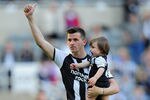 NEWCASTLE UPON TYNE, ENGLAND - MAY 22:  Newcastle player Joey Barton waves to the crowd after the Barclays Premier League game between Newcastle United and West Bromwich Albion at St James' Park on May 22, 2011 in Newcastle upon Tyne, England.  (Photo by Stu Forster/Getty Images)