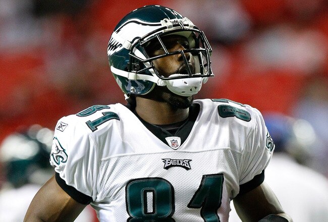 ATLANTA, GA - SEPTEMBER 18:  Jason Avant #81 of the Philadealphia Eagles against the Atlanta Falcons at Georgia Dome on September 18, 2011 in Atlanta, Georgia.  (Photo by Kevin C. Cox/Getty Images)
