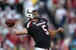 COLUMBIA, SC - OCTOBER 01:  Stephen Garcia #5 of the South Carolina Gamecocks against the Auburn Tigers during their game at Williams-Brice Stadium on October 1, 2011 in Columbia, South Carolina.  (Photo by Streeter Lecka/Getty Images)