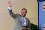 COOPERSTOWN, NY - JULY 24:  Hall of Famer Ryne Sandberg is introduced at Clark Sports Center during the Baseball Hall of Fame induction ceremony on July 24, 2011 in Cooperstown, New York.  (Photo by Jim McIsaac/Getty Images)