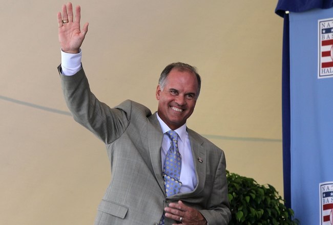 COOPERSTOWN, NY - JULY 24:  Hall of Famer Ryne Sandberg is introduced at Clark Sports Center during the Baseball Hall of Fame induction ceremony on July 24, 2011 in Cooperstown, New York.  (Photo by Jim McIsaac/Getty Images)