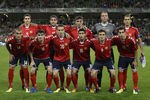 DUBLIN, IRELAND - OCTOBER 11:   Armenia team line up during the EURO 2012 Group B qualifying match between the Republic of Ireland and Armenia at the Aviva Stadium on October 11, 2011 in Dublin, Ireland.  (Photo by Michael Steele/Getty Images)