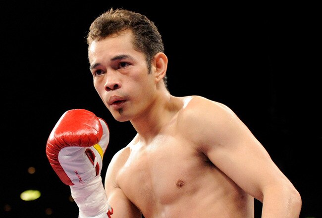 LAS VEGAS, NV - FEBRUARY 19:  Nonito Donaire of the Philippines is seen in the ring as he fights Fernando Montiel of Mexico during their WBC/WBO bantamweight championship bout at the Mandalay Bay Events Center February 19, 2011 in Las Vegas, Nevada. Donaire won by TKO in the second round.  (Photo by Ethan Miller/Getty Images)