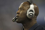 DETROIT - OCTOBER 10: Chicago Bears head coach Lovie Smith watches the action during the game against the Detroit Lions at Ford Field on October 10, 2011 in Detroit, Michigan. The Lions defeated the Bears 24-13.  (Photo by Leon Halip/Getty Images)