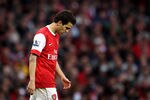 LONDON, ENGLAND - APRIL 02:  Cesc Fabregas of Arsenal walks dejectedduring the Barclays Premier League match between Arsenal and Blackburn Rovers at the Emirates Stadium on April 2, 2011 in London, England.  (Photo by Julian Finney/Getty Images)