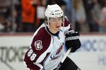ANAHEIM, CA - MARCH 21:  Peter Mueller #88 of the Colorado Avalanche skates during warm-up prior to their NHL game against the Anaheim Ducks at the Honda Center on March 21, 2010 in Anaheim, California.  (Photo by Victor Decolongon/Getty Images)