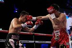 NEW YORK - OCTOBER 22:  (R-L) Omar Narvaez of Argentina connects with a right to Nonito Donaire of the Philippines in the WBC, WBO World Bantamweight Titles bout at Madison Square Garden on October 22, 2011 in New York City.  (Photo by Chris Trotman/Getty Images)