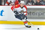 PITTSBURGH, PA - OCTOBER 11:  David Booth #10 of the Florida Panthers skates with the puck against the Pittsburgh Penguins on October 11, 2011 at CONSOL Energy Center in Pittsburgh, Pennsylvania.  The Penguins won 4-2. (Photo by Jamie Sabau/Getty Images)