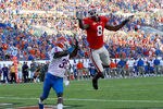 JACKSONVILLE, FL - OCTOBER 30:  A.J. Green #8 of the Georgia Bulldogs attempts to catch a pass against Ahmad Black #35 of the Florida Gators during the game at EverBank Field on October 30, 2010 in Jacksonville, Florida.  (Photo by Sam Greenwood/Getty Images)