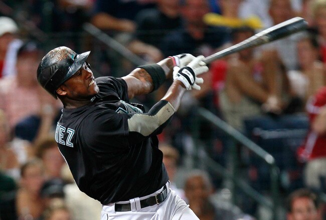 ATLANTA, GA - JULY 29:  Hanley Ramirez #2 of the Florida Marlins against the Atlanta Braves at Turner Field on July 29, 2011 in Atlanta, Georgia.  (Photo by Kevin C. Cox/Getty Images)