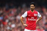 LONDON, ENGLAND - OCTOBER 16:  Mikel Arteta of Arsenal looks thoughtful during the Barclays Premier League match between Arsenal and Sunderland at the Emirates Stadium on October 16, 2011 in London, England.  (Photo by Julian Finney/Getty Images)