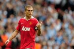 LONDON, ENGLAND - APRIL 16: Nemanja Vidic of Manchester United gestures during the FA Cup sponsored by E.ON semi final match between Manchester City and Manchester United at Wembley Stadium on April 16, 2011 in London, England.  (Photo by Jamie McDonald/Getty Images)