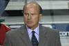 CALGARY, AB - SEPTEMBER 16:  Head coach Mike Keenan of the Calgary Flames looks on against the Florida Panthers at the Pengrowth Saddledome on September 16, 2007 in Calgary, Alberta, Canada. (Photo by Dale MacMillan/Getty Images)