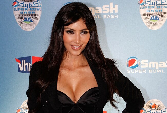 TAMPA, FL - JANUARY 29:  TV Personality Kim Kardashian poses at the NFL Pepsi Smash Super Bowl Concert held at the Ford Amphitheatre at the Florida State Fairgrounds on January 29, 2009 in Tampa, Florida.  (Photo by Kevin C. Cox/Getty Images for NFL)