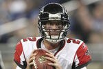 DETROIT, MI - OCTOBER 23: Quarterback Matt Ryan #2 of the Atlanta Falcons drops back to pass during the fourth quarter of the game against the Detroit Lions at Ford Field on October 23, 2011 in Detroit, Michigan.  The Falcons defeated the Lions 23-16.  (Photo by Leon Halip/Getty Images)
