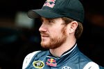MARTINSVILLE, VA - OCTOBER 28:  Brian Vickers, driver of the #83 Red Bull Toyota, stands in the garage area during practice for the NASCAR Sprint Cup Series TUMS Fast Relief 500 at Martinsville Speedway on October 28, 2011 in Martinsville, Virginia.  (Photo by Jeff Zelevansky/Getty Images for NASCAR)