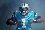 CHARLOTTE, NC - OCTOBER 23:  Cam Newton #1 of the Carolina Panthers enters the field prior to the start of their game against the Washington Redskins at Bank of America Stadium on October 23, 2011 in Charlotte, North Carolina.  (Photo by Scott Halleran/Getty Images)