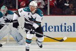 NEWARK, NJ - OCTOBER 21:  Martin Havlat #9 of the San Jose Sharks skates against the New Jersey Devils at the Prudential Center on October 21, 2011 in Newark, New Jersey.  (Photo by Bruce Bennett/Getty Images)