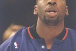 19 Jan 1995:  Center Wayman Tisdale of the Phoenix Suns stands on the court before a game against the Portland Trailblazers.  The Suns won the game 122-115. Mandatory Credit: Stephen Dunn  /Allsport