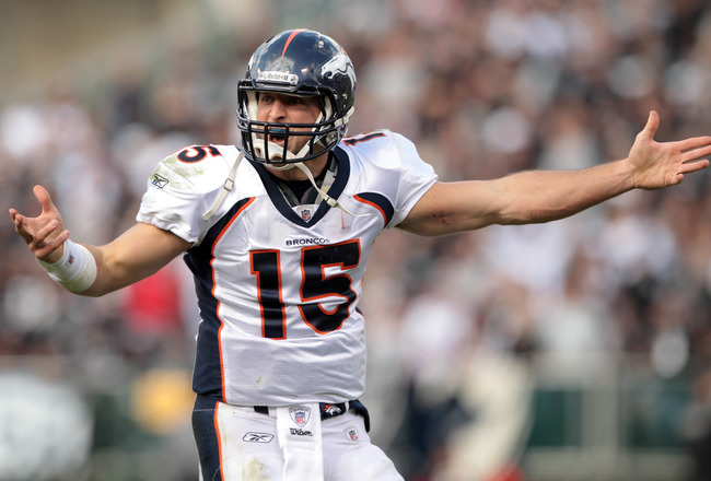 On JOHN ELWAY says Broncos' Tim Tebow improved against the Raiders