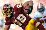 LANDOVER, MD - NOVEMBER 6: Running back Roy Helu #29 of the Washington Redskins is tripped up against the San Francisco 49ers in the second quarter at FedExField on November 6, 2011 in Landover, Maryland. The San Francisco 49ers won, 19-11. (Photo by Patrick Smith/Getty Images)