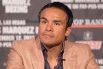 NEW YORK, NY - SEPTEMBER 06:  Professional Boxer  Juan Manuel Marquez (pictured) attends the press conference for his World Welterweight Championship Fight with  Manny Pacquiao at The Lighthouse at Chelsea Piers on September 6, 2011 in New York City.  (Photo by Michael Loccisano/Getty Images)