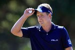 LAKE BUENA VISTA, FL - OCTOBER 23:  Luke Donald of England plays a shot during the final round of the Children's Miracle Network Classic at Disney's Magnolia course on October 23, 2011 in Lake Buena Vista, Florida.  (Photo by Sam Greenwood/Getty Images)