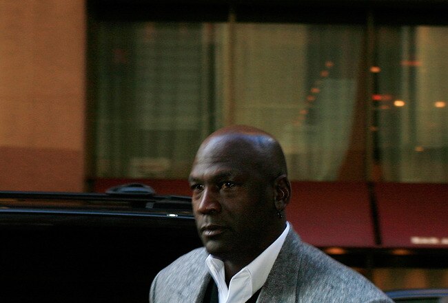 NEW YORK, NY - NOVEMBER 05:  Charlotte Bobcats owner Michael Jordan arrives for NBA labor negotiations at Sheraton New York Hotel & Towers on November 5, 2011 in New York City. Players have been seeking 52.5 percent of revenues in their favor but owners want a deal at 53-47 along with a hard sallary cap.  (Photo by Patrick McDermott/Getty Images)