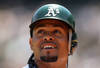 OAKLAND, CA - MAY 29:  Coco Crisp #4 of the Oakland Athletics walks back to the dugout during their game against the Baltimore Orioles at Oakland-Alameda County Coliseum on May 29, 2011 in Oakland, California.  (Photo by Ezra Shaw/Getty Images)