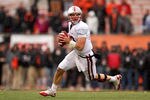 CORVALLIS, OR - NOVEMBER 5: Quarterback Andrew Luck #12 of the Stanford Cardinal looks to pass against the Oregon State Beavers on November 5, 2011 at Reser Stadium in Corvallis, Oregon. Stanford won the game 38-13. (Photo by Craig Mitchelldyer/Getty Images)