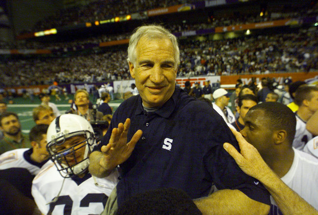 the alleged villainy of jerry sandusky was stashed away for