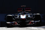 ABU DHABI, UNITED ARAB EMIRATES - NOVEMBER 12:  Lewis Hamilton of Great Britain and McLaren drives during the final practice session prior to qualifying for the Abu Dhabi Formula One Grand Prix at the Yas Marina Circuit on November 12, 2011 in Abu Dhabi, United Arab Emirates.  (Photo by Mark Thompson/Getty Images)