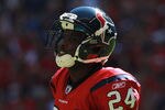 HOUSTON, TX - OCTOBER 30:   Johnathan Joseph #24 of the Houston Texans at Reliant Stadium on October 30, 2011 in Houston, Texas.  (Photo by Ronald Martinez/Getty Images)