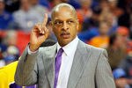 ATLANTA, GA - MARCH 10:  Head coach Trent Johnson of the LSU Tigers reacts during their game against the Vanderbilt Commodores in the first round of the SEC Men's Basketball Tournament at the Georgia Dome on March 10, 2011 in Atlanta, Georgia.  (Photo by Kevin C. Cox/Getty Images)