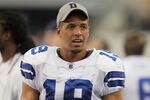 ARLINGTON, TX - NOVEMBER 06:  Miles Austin #19 of the Dallas Cowboys looks on against the Seattle Seahawks at Cowboys Stadium on November 6, 2011 in Arlington, Texas.  (Photo by Jeff Gross/Getty Images)
