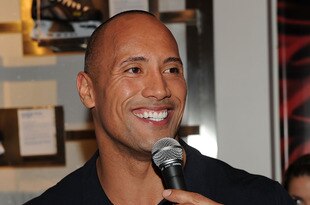 NEW YORK - JANUARY 20:  Actor Dwayne Johnson attends the NHL Powered by Reebok Store to promote 'Tooth Fairy' on January 20, 2010 in New York City.  (Photo by Stephen Lovekin/Getty Images)